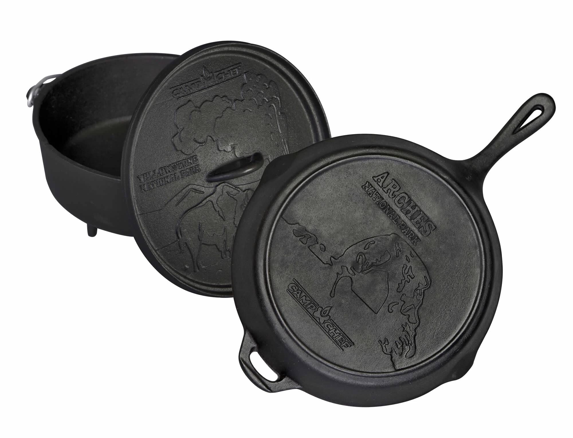 National Parks Cast Iron Set and More Camp Chef