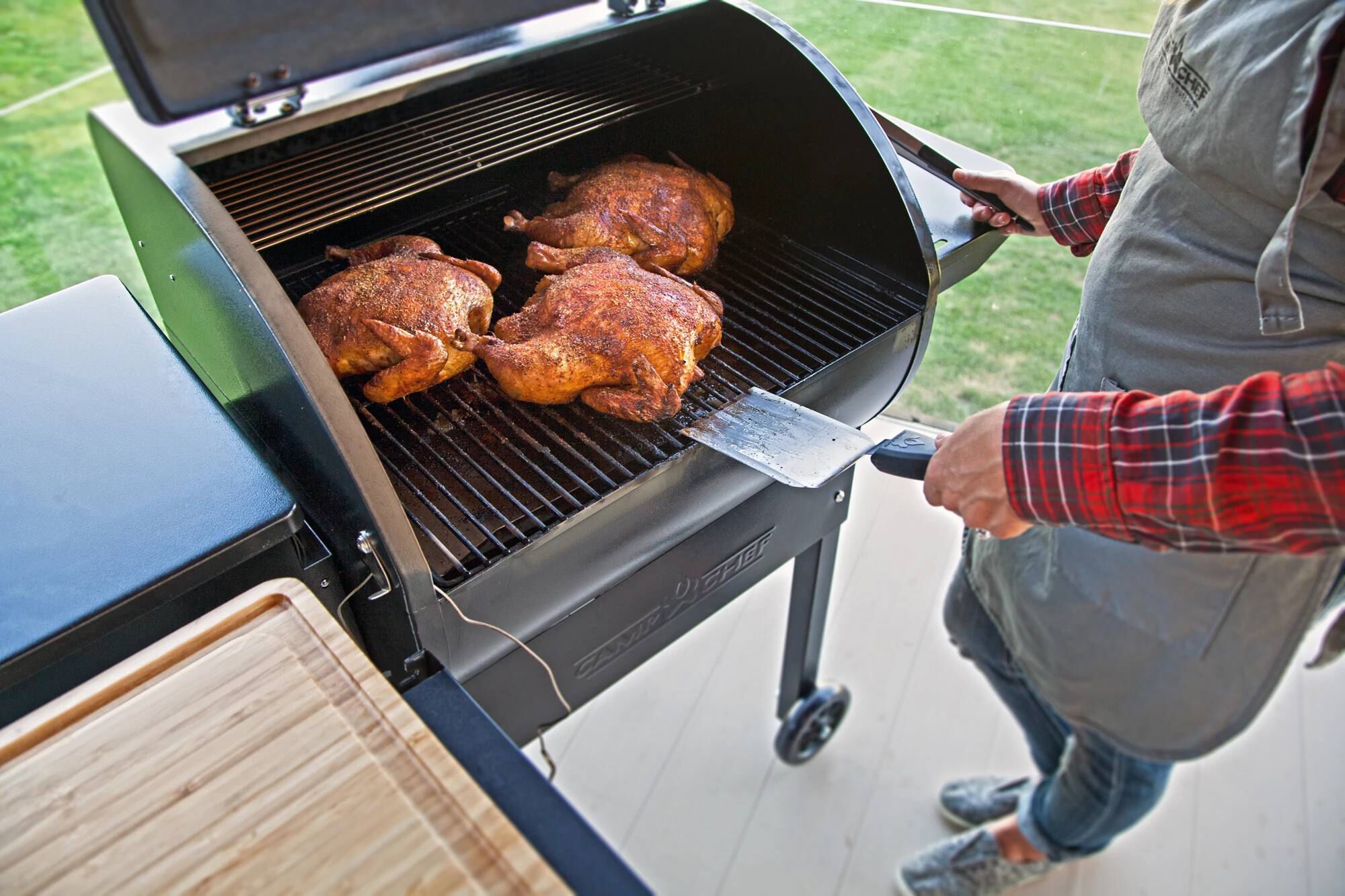 DLX 24 Pellet Grill Stainless and More Camp Chef