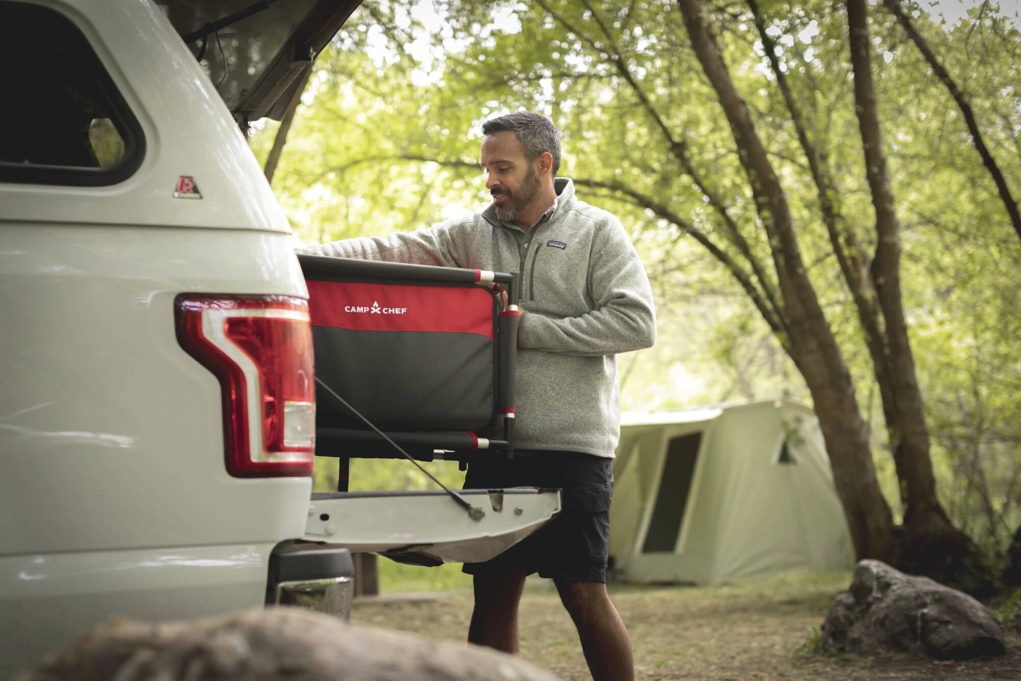 キャンプシェフシェルパキャンプテーブルとオーガナイザー（ブリック）送料無料 キャンプシェフシェルパキャンプテーブルとオーガナイザーブリック