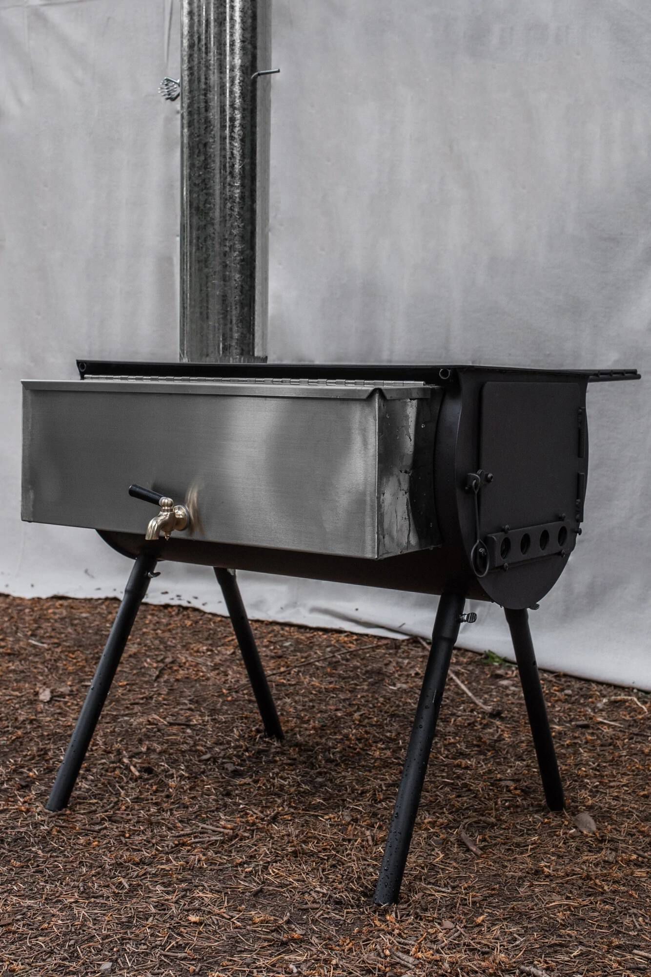 Alpine camp chef wood stove shop