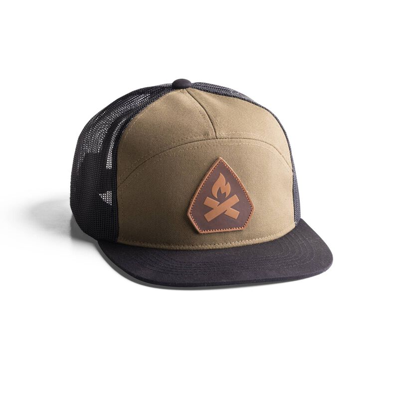 Leather Arrowhead Patch Hat