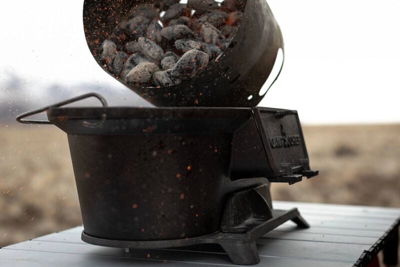 Cast Iron Charcoal Grill