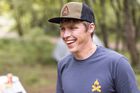 Blue Campsite T-Shirt - M