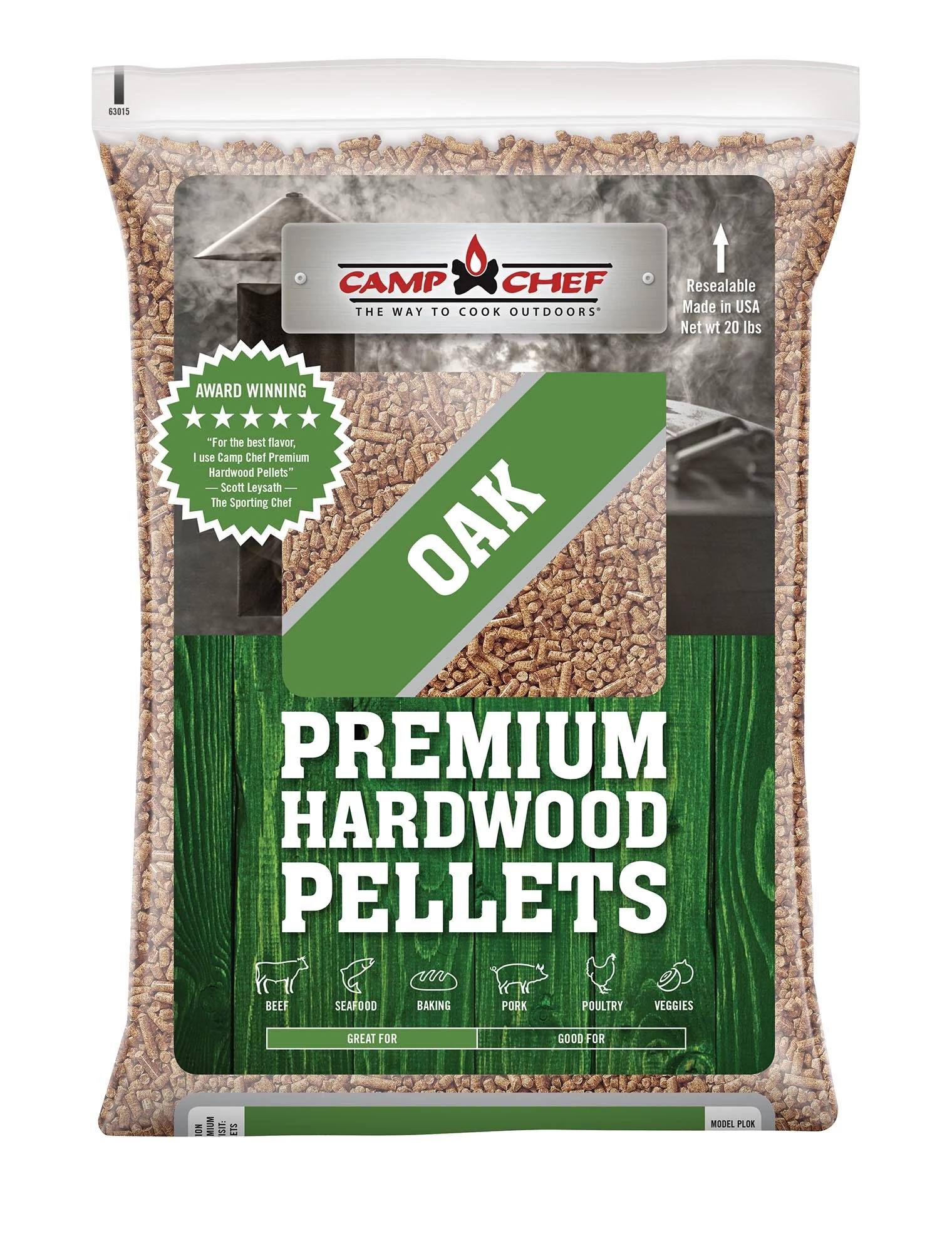 Camp Chef Oak Premium Hardwood Pellets 20 lbs