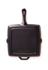 Ribbed Square Cast Iron Skillet - 11”