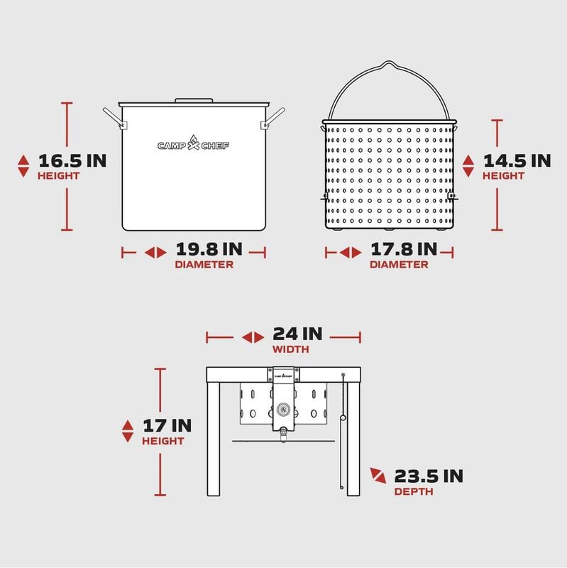 80 QT Outdoor Cooker