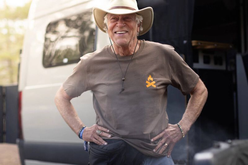 Brown Campsite T-Shirt - M