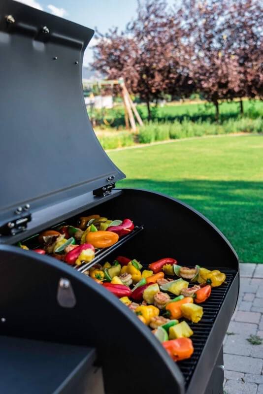 Camp chef pg24dlx deluxe pellet grill and smoker bbq with digital controls and stainless temp probe clearance