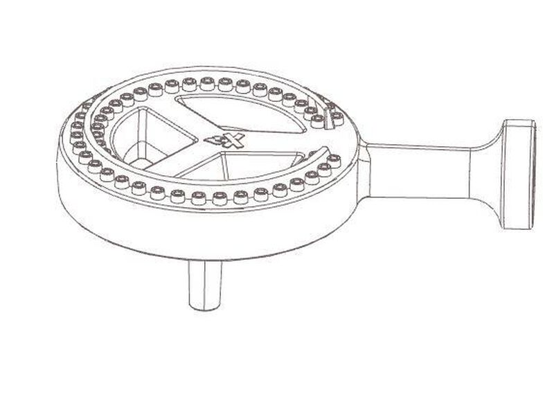 Long Stem Aluminum Low Pressure Burner