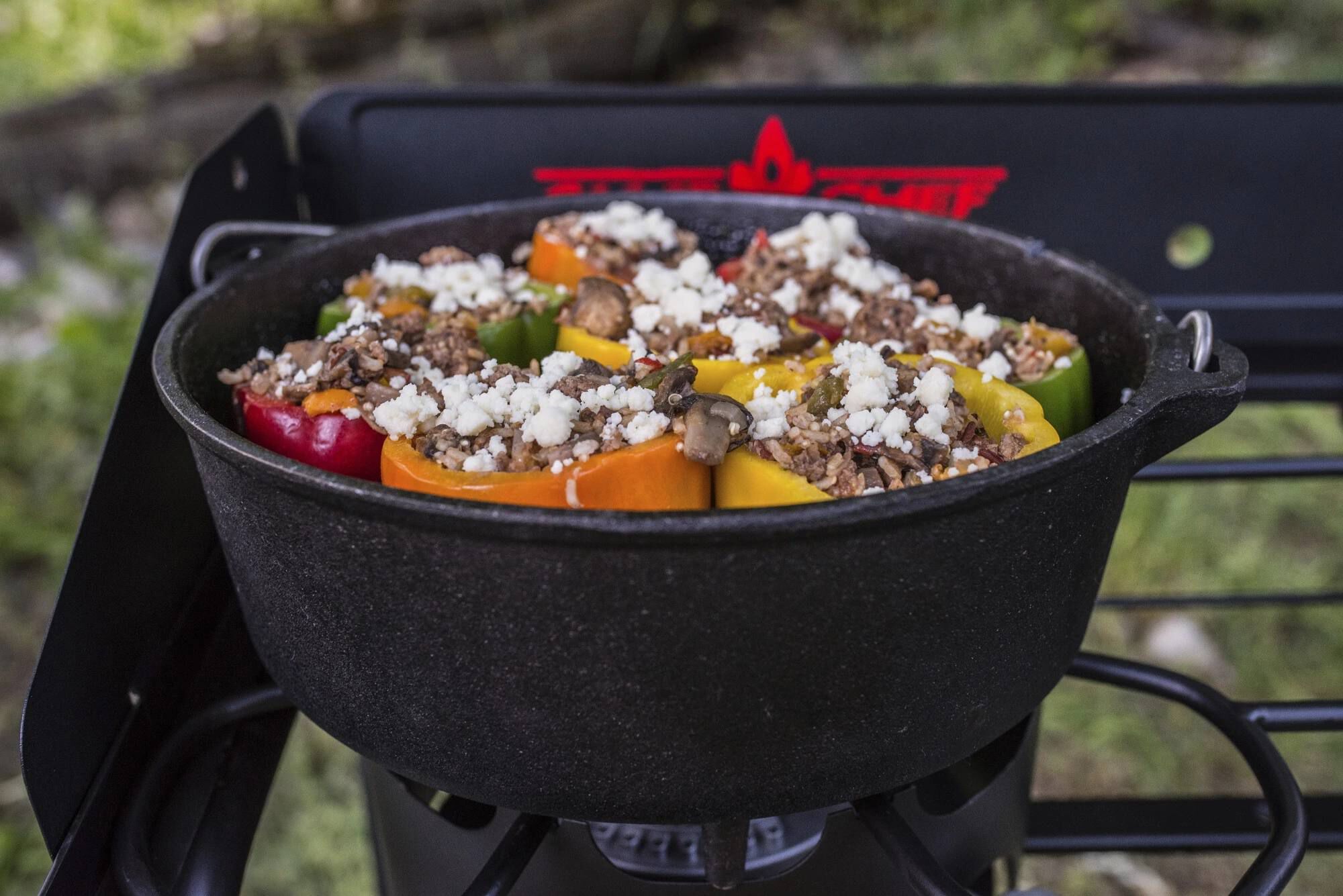 Amazon.co.jp: CAMP CHEF 12インチ ダッチオーブン＋スキレット