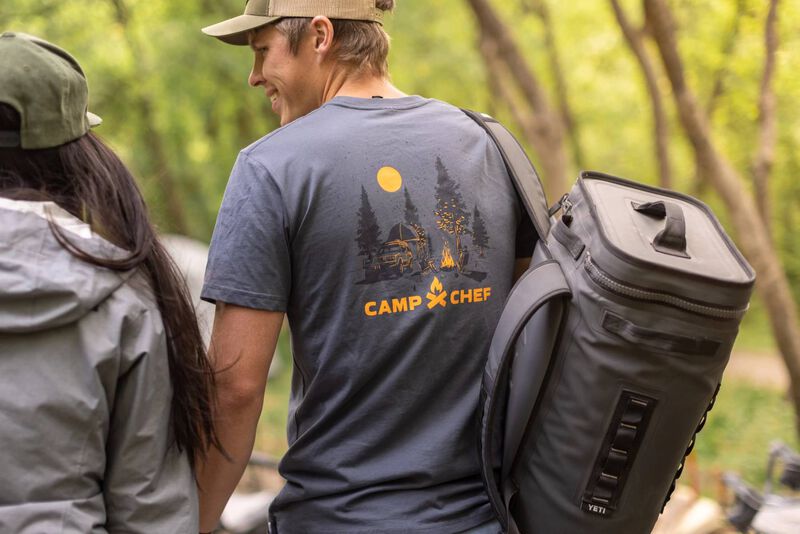 Blue Campsite T-Shirt - M