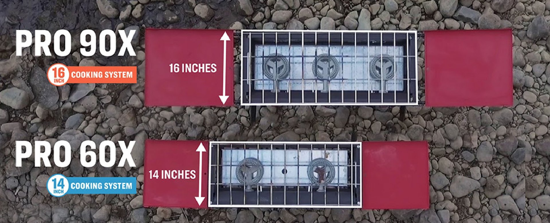 14 inch vs. 16-inch Cooking Systems