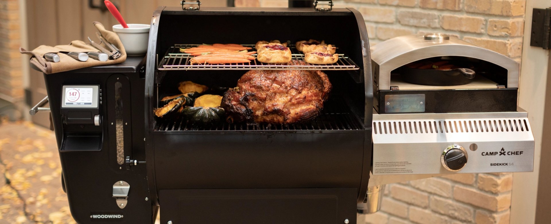 An Outdoor Grill You Can Cook and Eat At